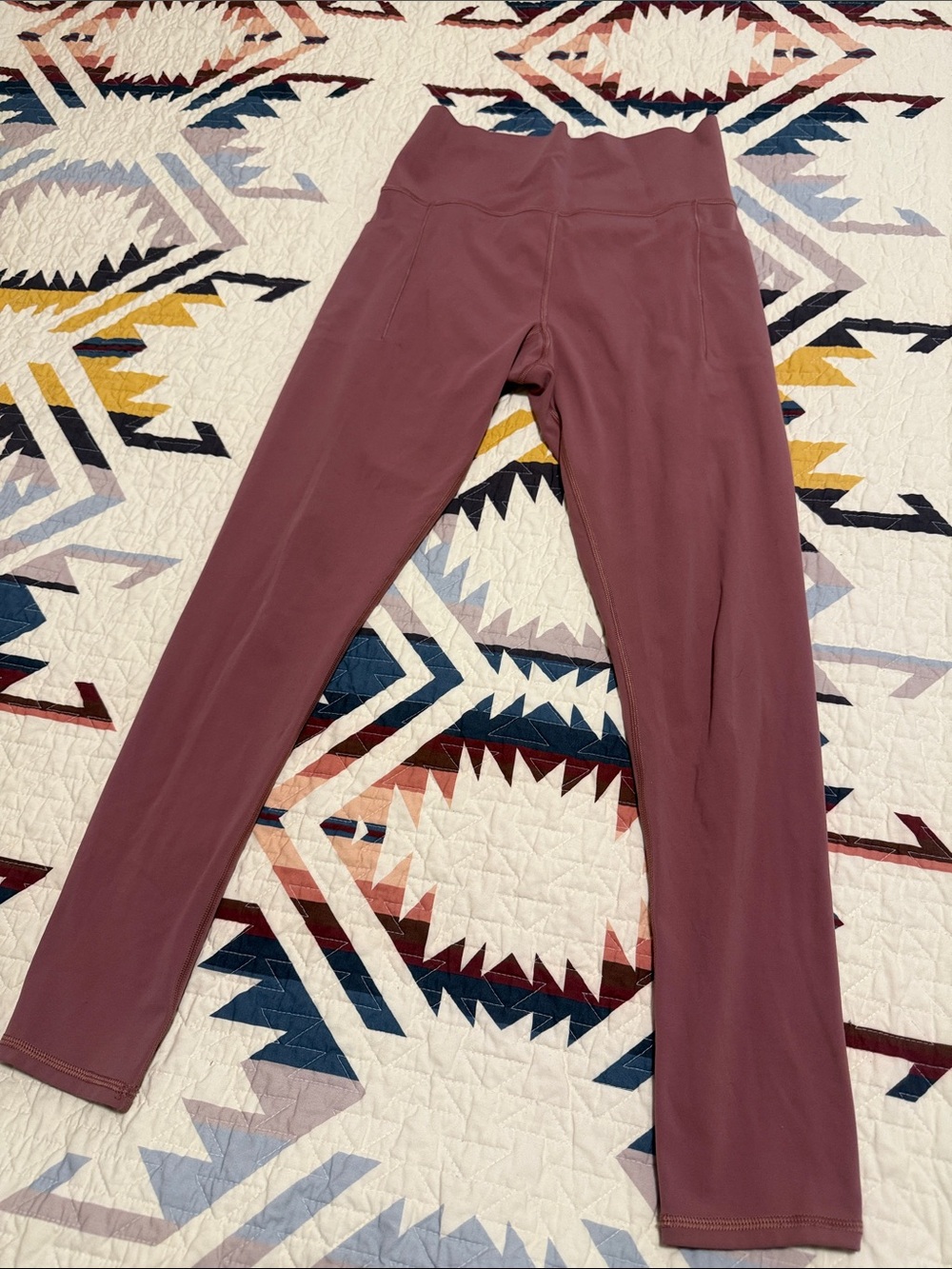 Linksoul Women's Leggings in Mauve Rose